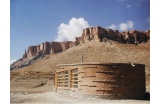 Pavillon d'accueil du Parc national de Band-i-Amir, province de Bamyam, Afghanistan © Feenstra - Crédit photo : DR  