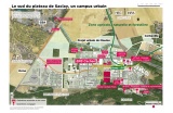 plan d'implantation de l'ENS au sein du Campus de Saclay © EPPS - Crédit photo : DR  