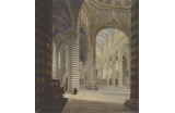 Intérieur de la cathédrale de Sienne, Viollet-le-Duc ; octobre 1836 © Ministère de la Culture - Médiathèque de l’architecture et du Patrimoine, Dist. RMN-Grand Palais /Image RMN-GP - Crédit photo : DR  