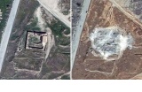 Image satélite du monastère avant et après déstruction  - Crédit photo : DR  