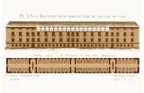 Plan et élévation du projet de Cointeraux (conçu en 1790 mais non réalisé) pour la construction en Nouveau Pisé d’une manufacture de textile. - Crédit photo : DR  
