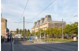 Projet ANMA des bureaux Achard Lazard à Bordeaux : vue sur les cheminées solaires - Crédit photo : VmZinc  