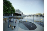 Projet finaliste pour l’appel d’offres « Réinventer la Seine » sur le site Mazas, Paris 4e - Crédit photo : DR  