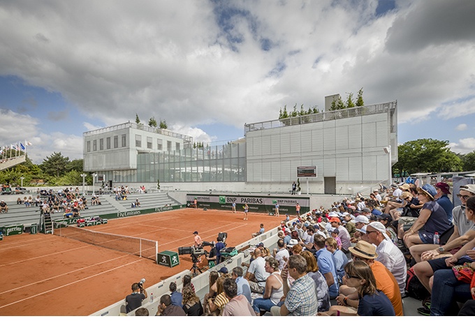 Modernisation des cours de Roland Garros et des bâtiments du site (c)11h45