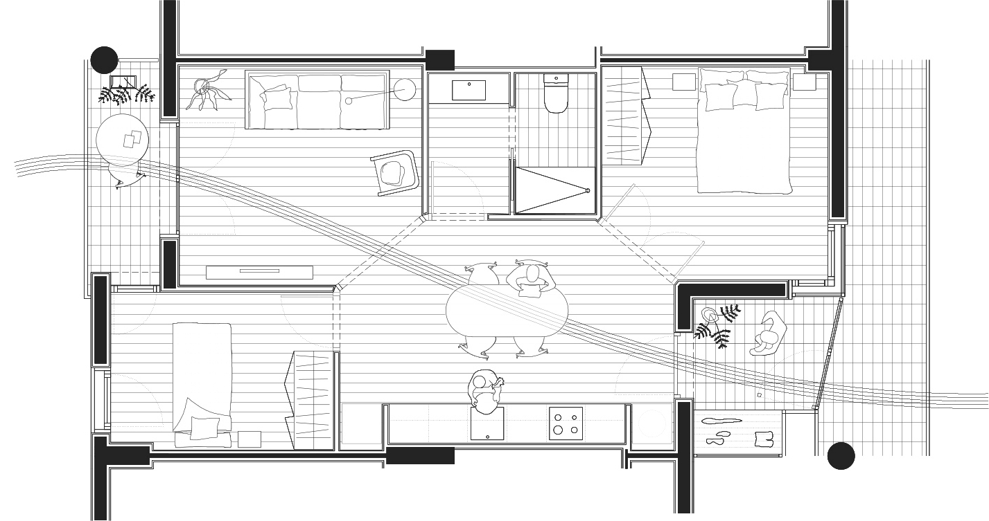 KitchRoom Plan Unité Logement