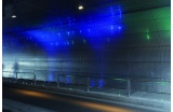 Mise en lumière du tunnel ferroviaire passant sous les voies de chemin de fer de la gare de sartrouville - Crédit photo : CHARLES Jean-Marc
