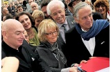 H. Mandroux entourée de Nouvel et Fontès en 2011 pour l'inauguration de la Mairie © David Crespin  - Crédit photo : DR  