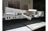 Maquette de travail de réhabilitation de l'Arsenal de Maubeuge pour accueillir le Centre Pompidou provisoire - Crédit photo : Atelier Pierre Hebbelinck -