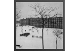 Le parc Kennedy sous la neige (février 1962) - Crédit photo : WINDENBERGER Jacques