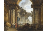 Vue de la Grande Galerie du Louvre en ruines, 1796 © RMN, Grand Palais (musée du Louvre), Jean-Gilles Berizzi - Crédit photo : dr -