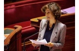 La ministre Audrey Azouley au Sénat - Crédit photo : DR  