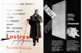 Publicités pour le Lustrex de Boussois-Monsanto en 1956 et pour le Styropor de BASF en 1962. Ou la mainmise de la chimie de synthèse sur l’isolation et les revêtements. - Crédit photo : DR  