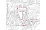 Plan masse de la campagne de rénovation urbaine Blackwall Reach, englobant le site des Robin Hood Gardens - Crédit photo : DR  