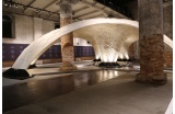 Présentée à la 15e Biennale de Venise, Armadillo Vault est une voûte en pierre calcaire de forme paraboloïde. - Crédit photo : David Escobedo of the Escobedo group -