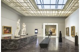 Galerie du musée avec différents tapis lumineux complètment flexibles. - Crédit photo : Luc BOEGLY & Sergio GRAZIA -
