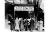 Photo de l’entrée du siège social de l’Association nationale d’opposition au suffrage des femmes, New York, 1911  - Crédit photo : Library of Congress -