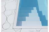 Solid surface sur le sol de la terrasse, Dreer+Graf - Crédit photo : HI-MACS -