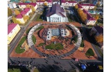 Vue aérienne de la place principale de Bavly - Crédit photo : © Lenar Gimaletdinov