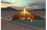 Empyrean, le temple 2020 du Burning Man - Crédit photo : Verbeck Design Studios -