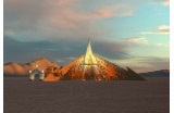 Empyrean, le temple 2020 du Burning Man - Crédit photo : Verbeck Design Studios -