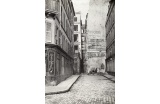 Rue Sainte-Croix, de la rue de Constantine, île de la Cité, 1865 - Crédit photo : MARVILLE Charles
