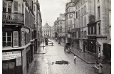 Rue de Constantine, de la rue d’Arcole, île de la Cité, ca 1865 - Crédit photo : MARVILLE Charles