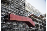 Photographies de la rénovation de la chenille du Centre Pompidou  - Crédit photo : Pascal Aimar /OPPIC