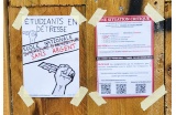 Affiches placardées à l'ENSA Normandie - Crédit photo : @ensa_en_lutte  