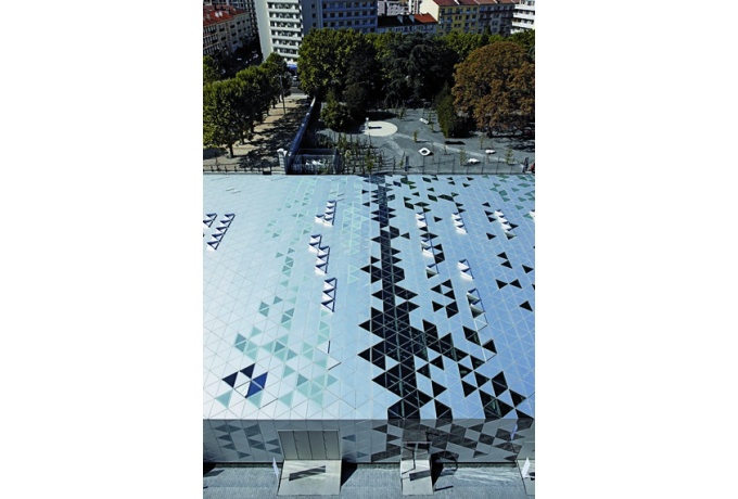 Vue aérienne des différents modules de l'enveloppe<br/> Crédit photo : FILLON Vincent