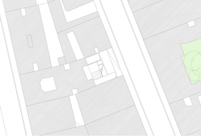 Plan masse de la maison rue de Nice<br/> Crédit photo : DR  