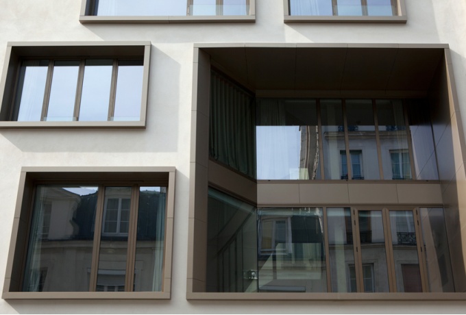 Les fenêtres de la maison rue de Nice<br/> Crédit photo : AMSELLEM Olivier