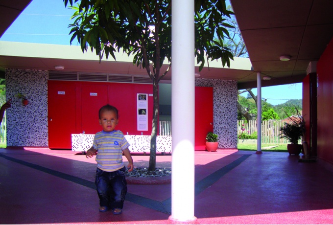 L'architecture et les matériaux participent à la formation de l'enfant <br/> Crédit photo : MANUEL GIL Juan