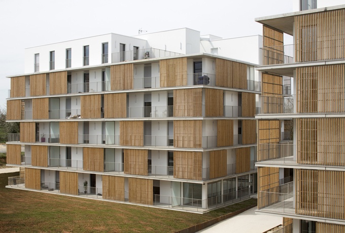 49 logements collectifs et local de bureau, ZAC Beauregard Quincé, Rennes (35)<br/> Crédit photo : SEPTET Cécile
