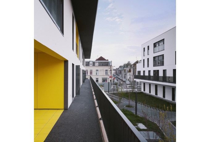 53 logements et espaces partagés, Lille (59)<br/> Crédit photo : LANOO Julien
