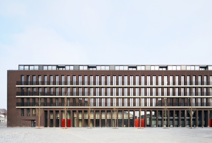 Caserne - Logements en centre ville historique à Mons<br/> Crédit photo : DELVAUX Maxime