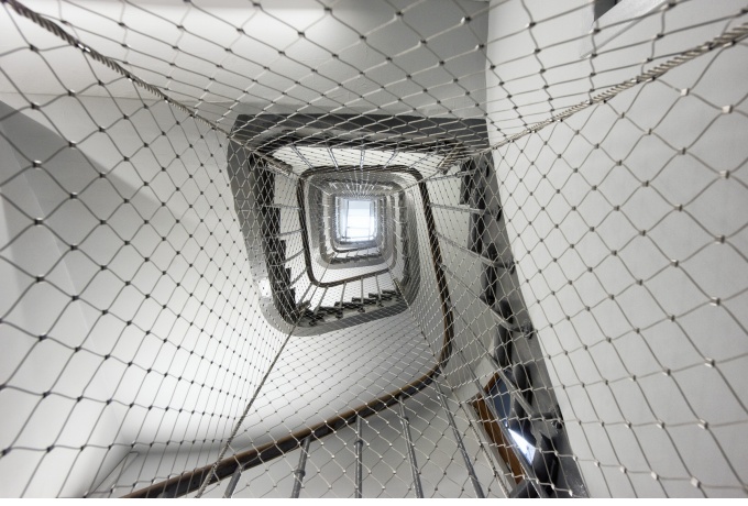 Vue de l'escalier intérieur<br/> Crédit photo : COUSIN-MARSY David 