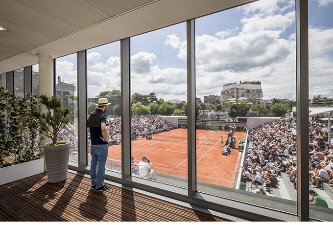 Modernisation des cours de Roland Garros et des bâtiments du site (c)11h45