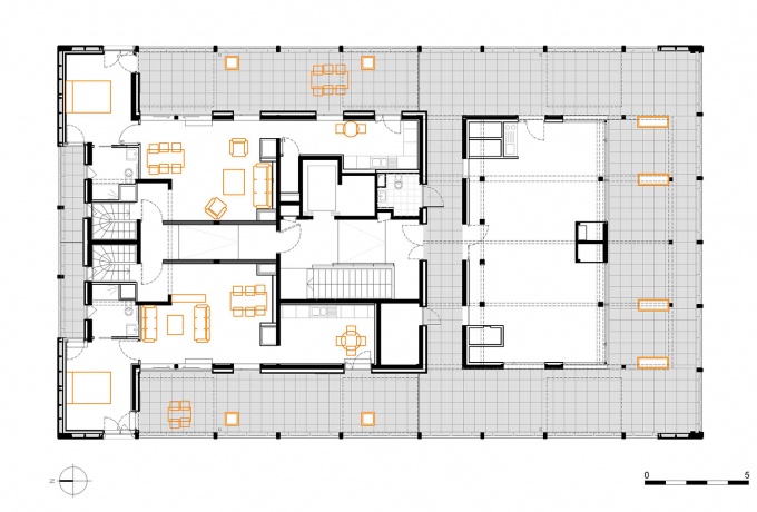 Plan d'attique R+16<br/> Crédit photo : dr -