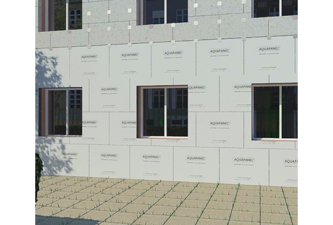 AQUAPANEL® OUTDOOR, la protection aux chocs des enduits de façade